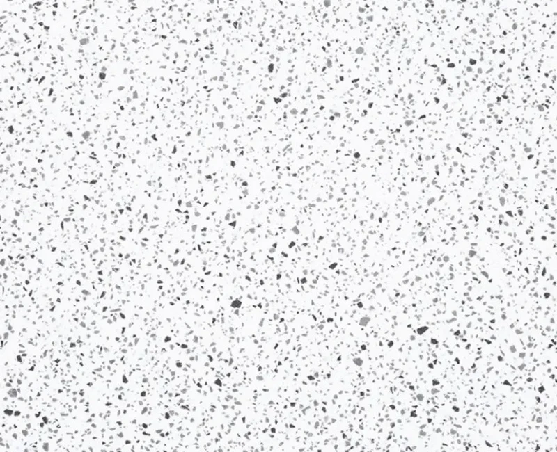 Искусственный акриловый камень Grandex J-510 Terazzo Bianco — фото 1 — MAS — Modern Acrylic Stone