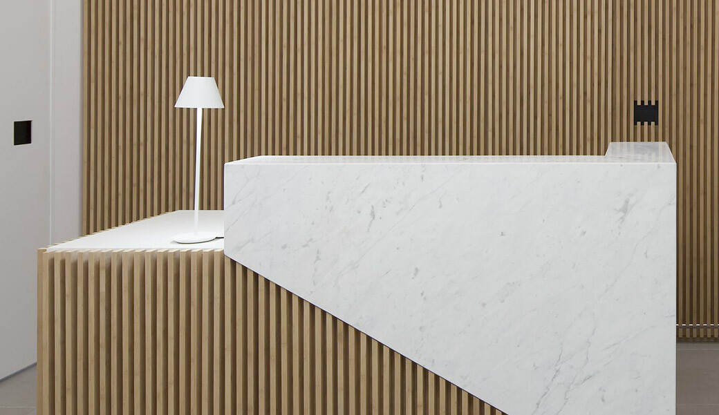 Ресепшн для готелю зі штучного каменю — Modern Acrylic Stone