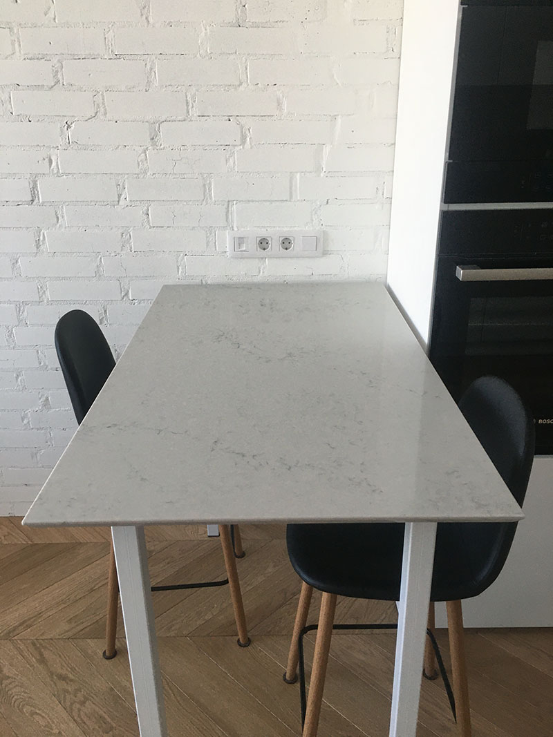 Стіл з кварцового каменю Caesarstone 5211 Noble Grey – фото 4 – Modern Acrylic Stone