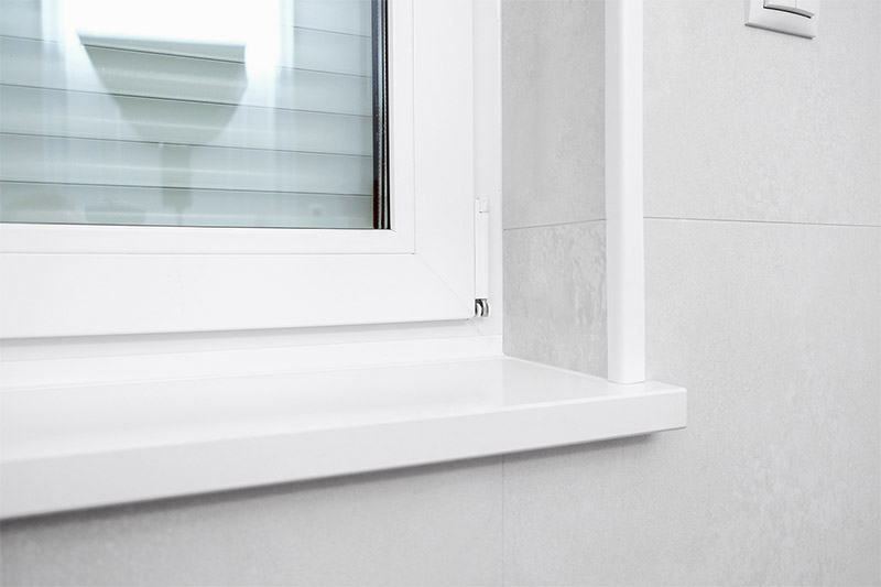 Біле підвіконня зі штучного каменю – Modern Acrylic Stone