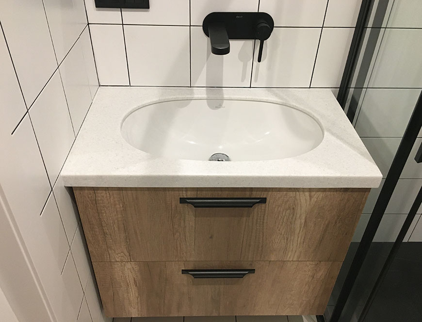 Маленькая столешница из акрила Grandex S-201 Dirty Sand – фото 1 – Modern Acrylic Stone