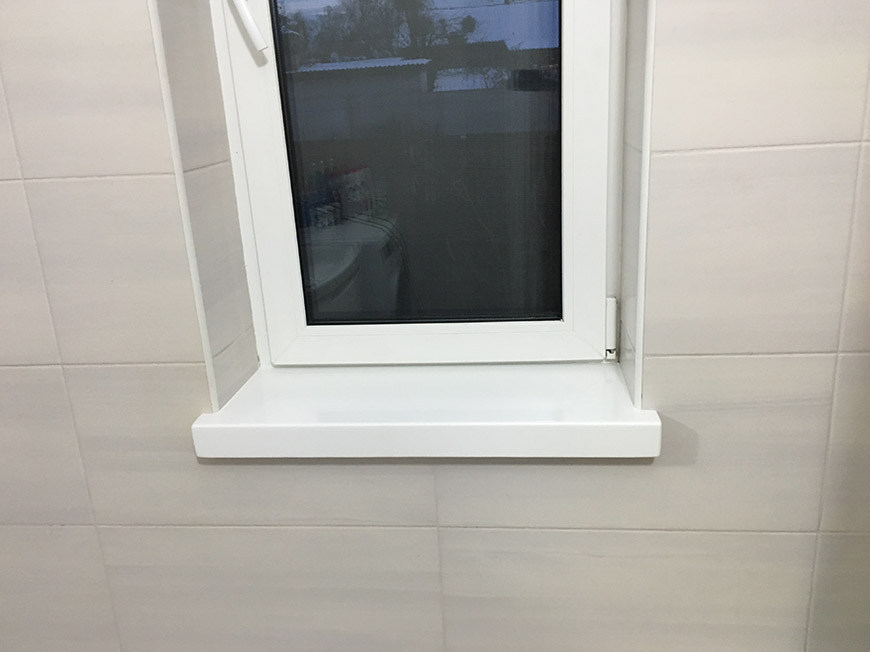 Подоконник из акрилового камня Hanex T-021 Pure Arctic – фото 2 – Modern Acrylic Stone