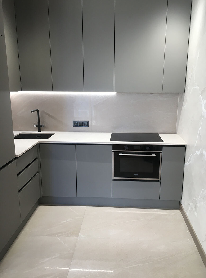 Столешница из кварцевого агломерата Caesarstone 4011 Cloudburst Concrete – фото 1 – Modern Acrylic Stone