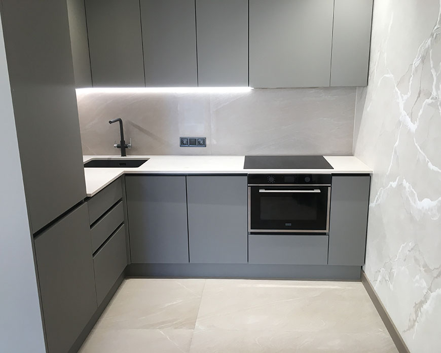 Столешница из кварцевого агломерата Caesarstone 4011 Cloudburst Concrete – фото 2 – Modern Acrylic Stone