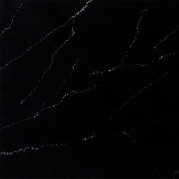 Штучний акриловий камінь Coverlux Black Marquina сторона А - Modern Acrylic Stone